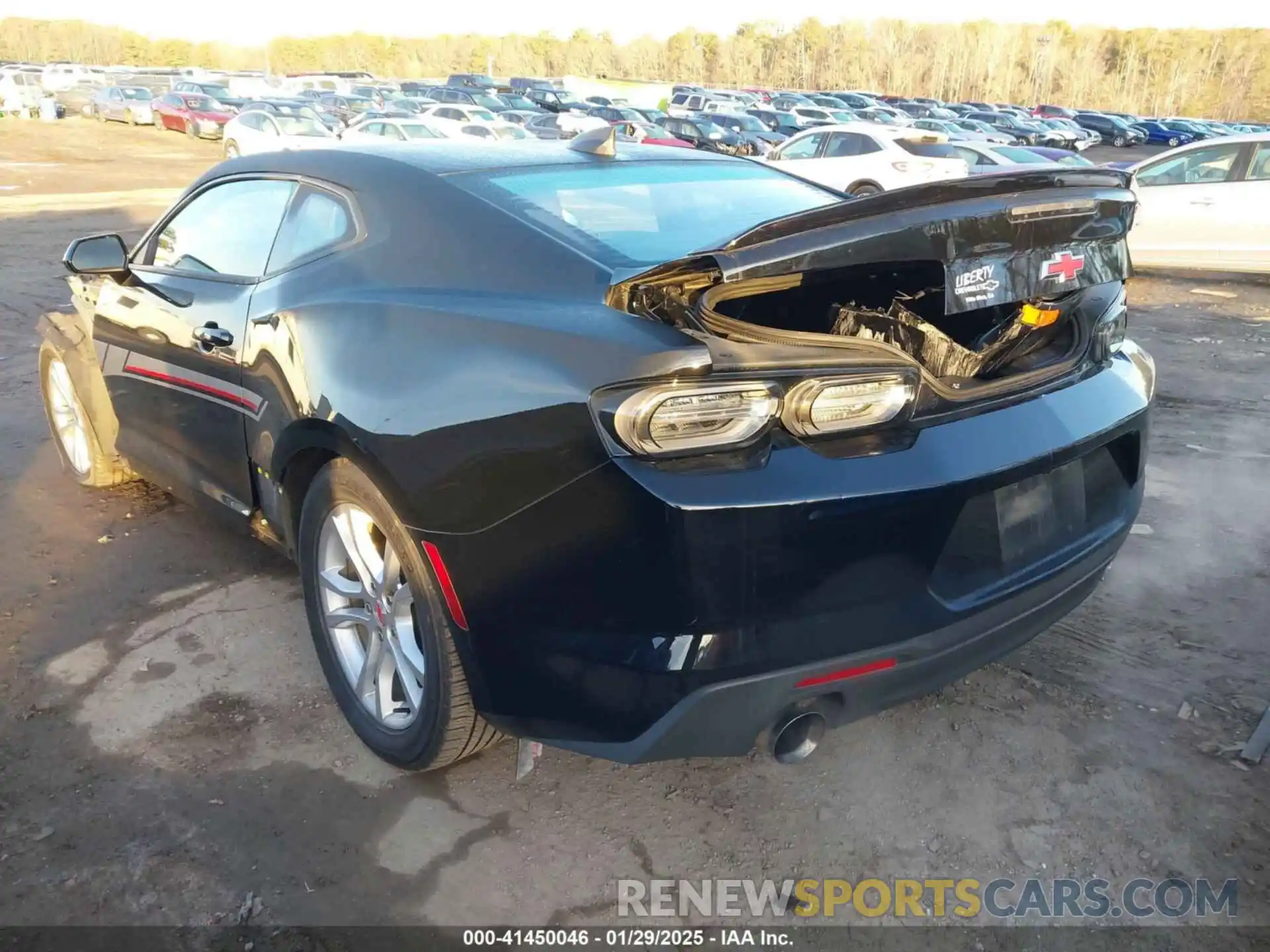 3 Photograph of a damaged car 1G1FB1RX0L0145045 CHEVROLET CAMARO 2020