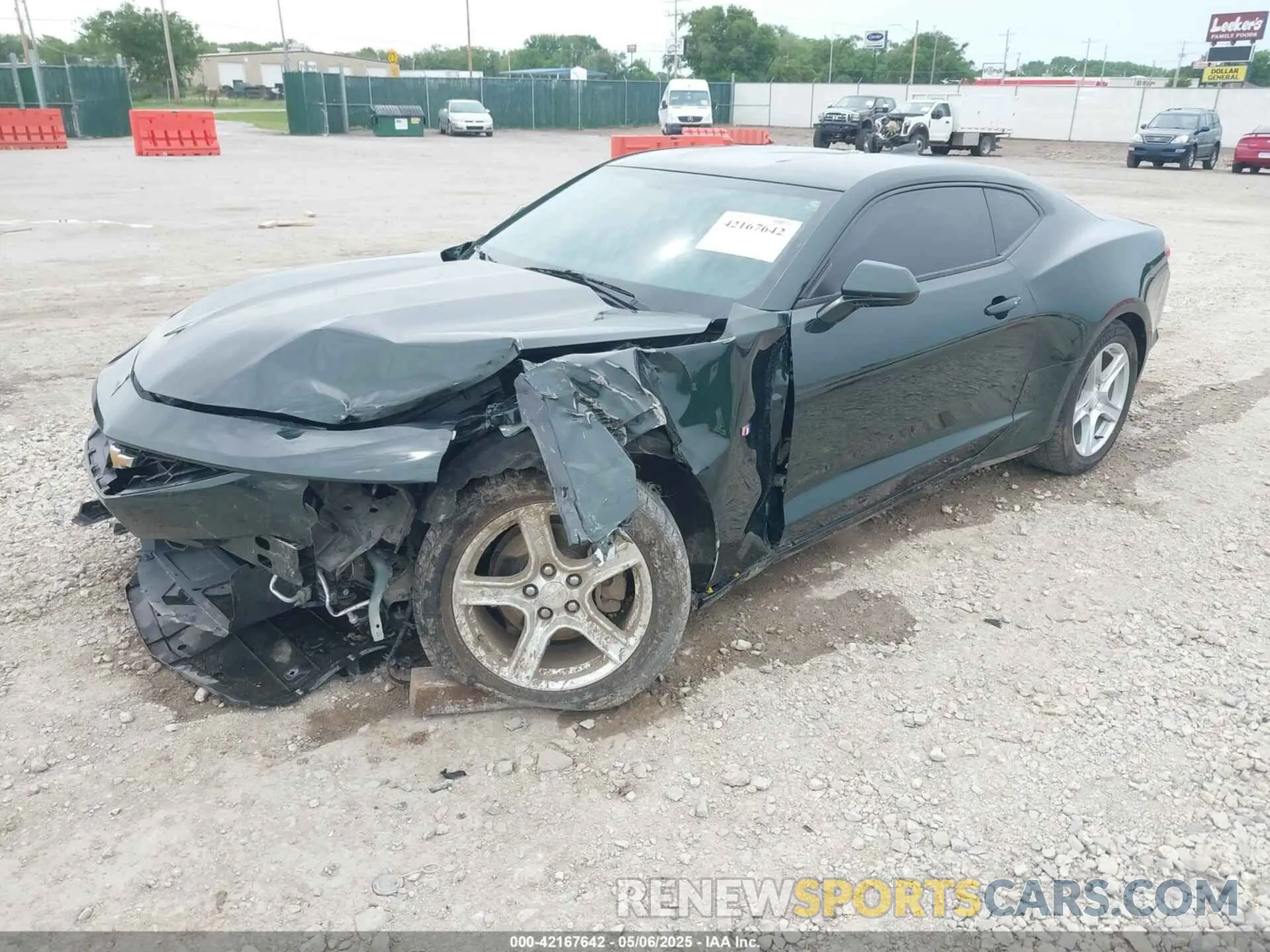 2 Photograph of a damaged car 1G1FB1RX1L0108280 CHEVROLET CAMARO 2020