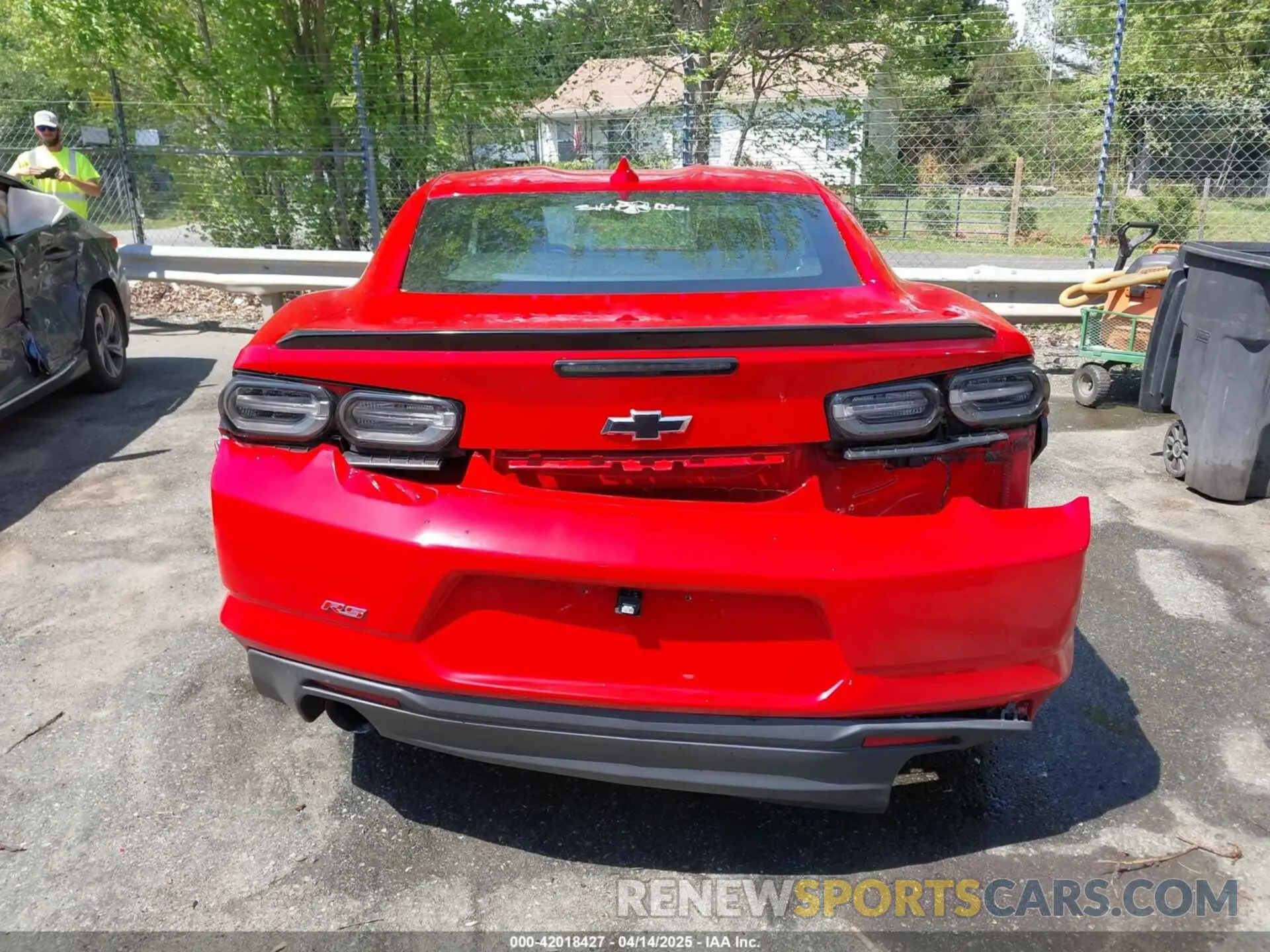 16 Photograph of a damaged car 1G1FB1RX1L0113401 CHEVROLET CAMARO 2020