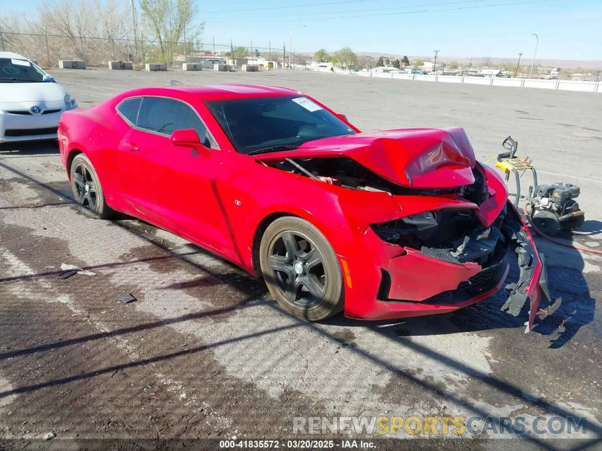 1 Photograph of a damaged car 1G1FB1RX2L0122611 CHEVROLET CAMARO 2020
