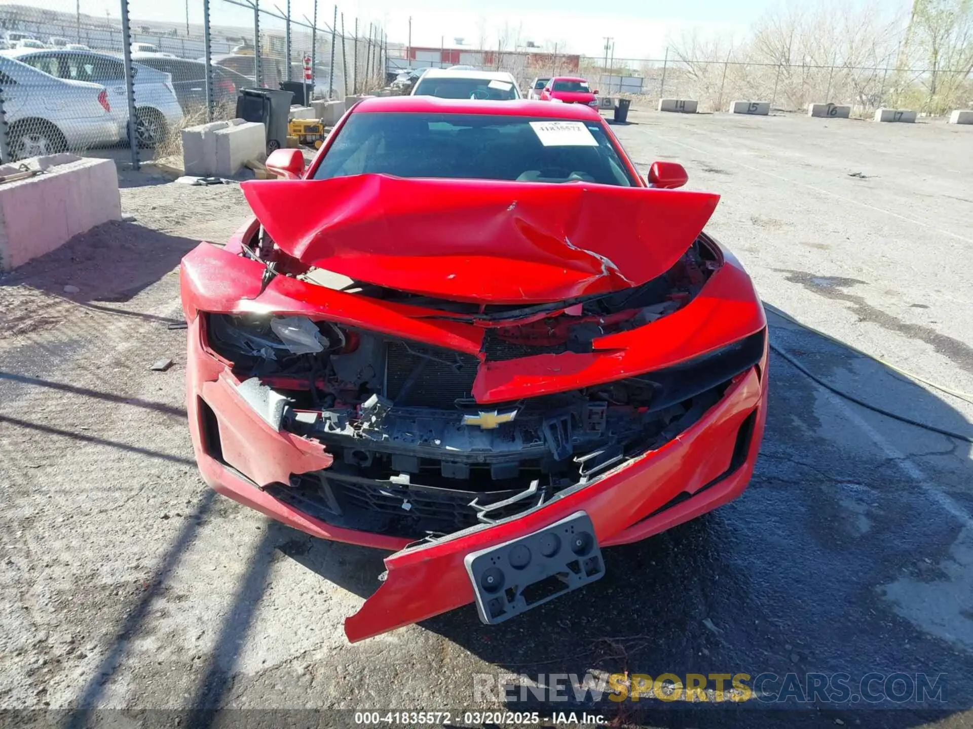 12 Photograph of a damaged car 1G1FB1RX2L0122611 CHEVROLET CAMARO 2020