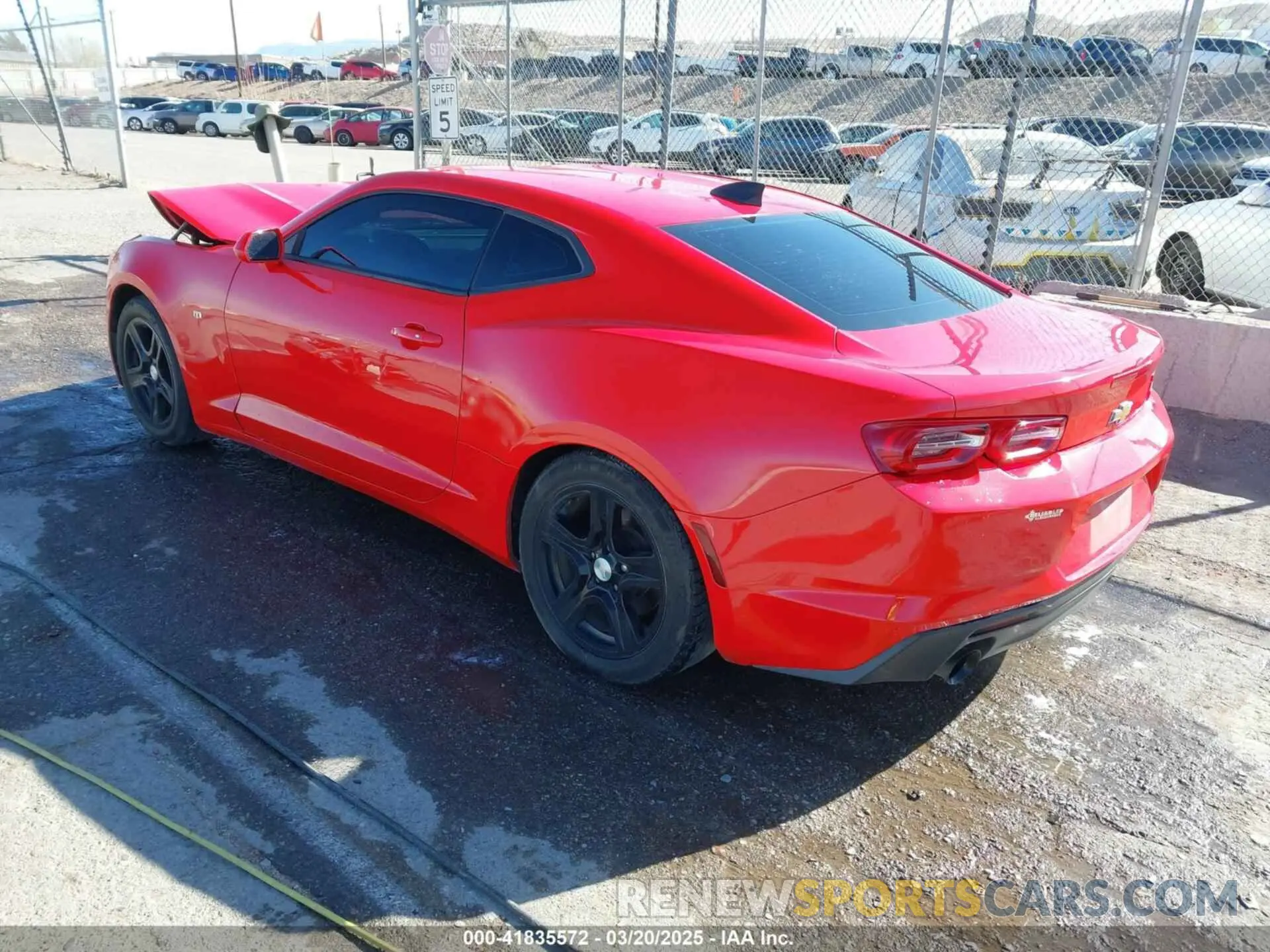 3 Photograph of a damaged car 1G1FB1RX2L0122611 CHEVROLET CAMARO 2020