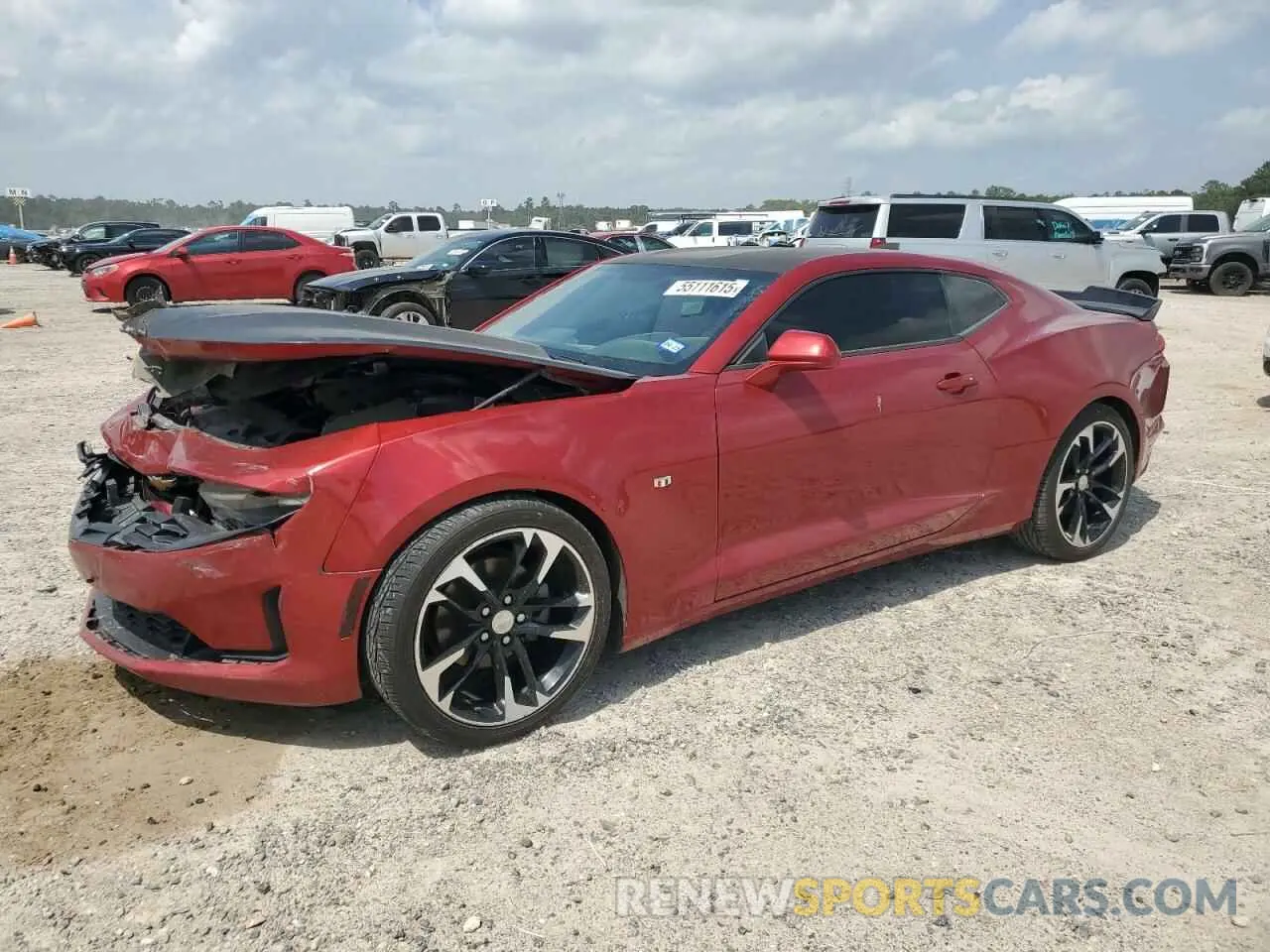 1 Photograph of a damaged car 1G1FB1RX4L0114302 CHEVROLET CAMARO 2020
