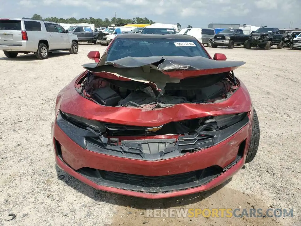5 Photograph of a damaged car 1G1FB1RX4L0114302 CHEVROLET CAMARO 2020