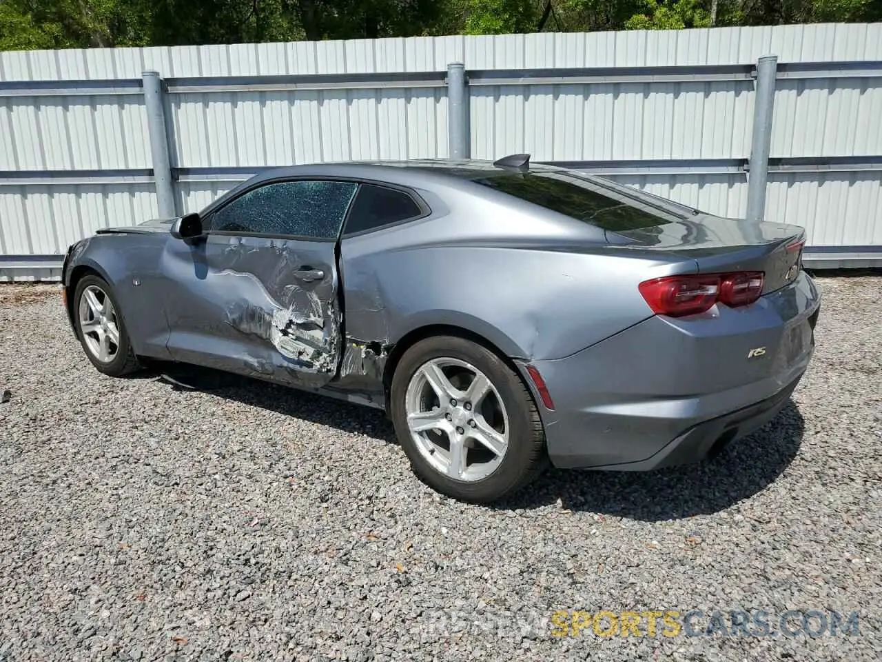 2 Photograph of a damaged car 1G1FB1RX5L0110808 CHEVROLET CAMARO 2020