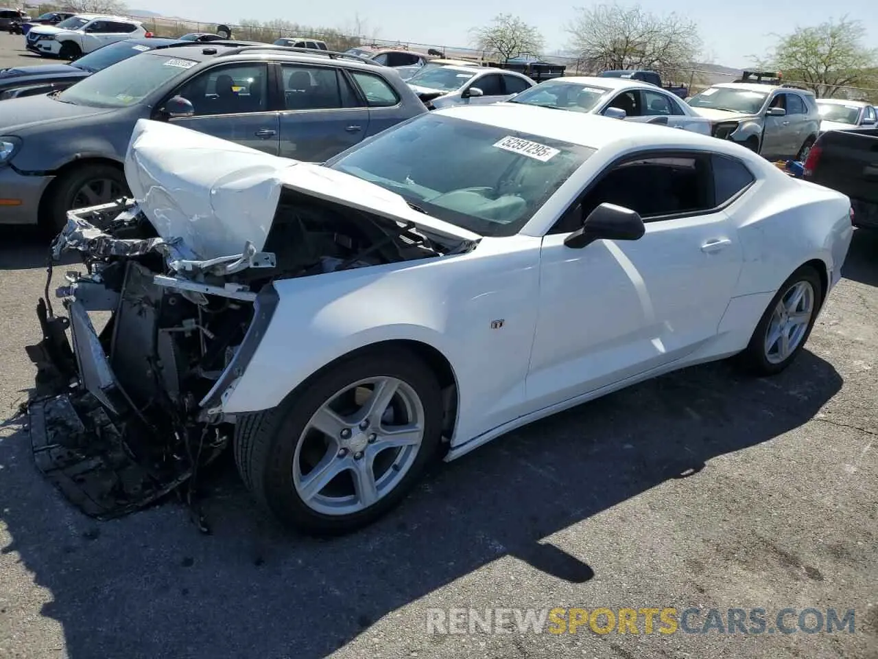 1 Photograph of a damaged car 1G1FB1RX5L0136826 CHEVROLET CAMARO 2020