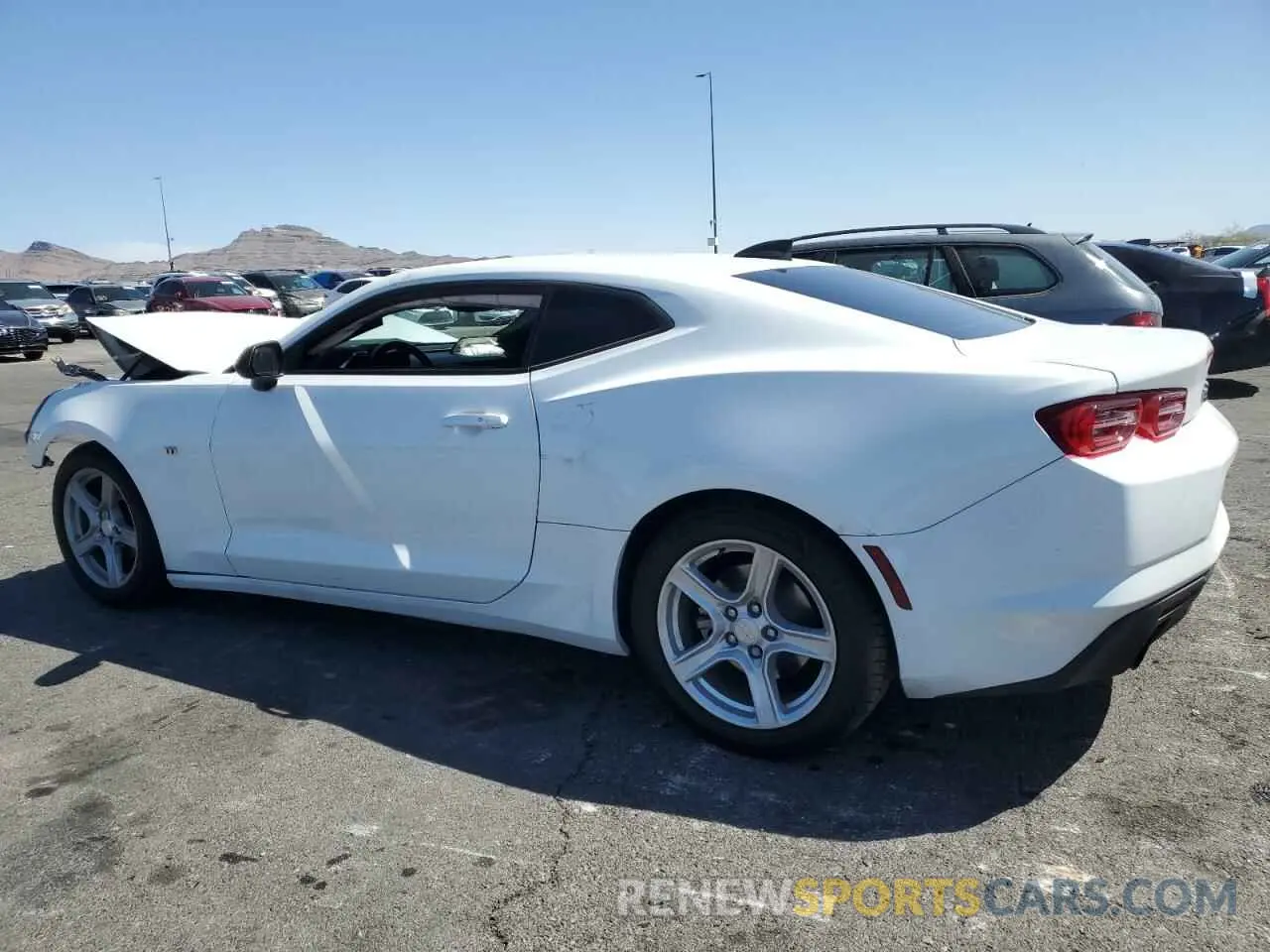 2 Photograph of a damaged car 1G1FB1RX5L0136826 CHEVROLET CAMARO 2020