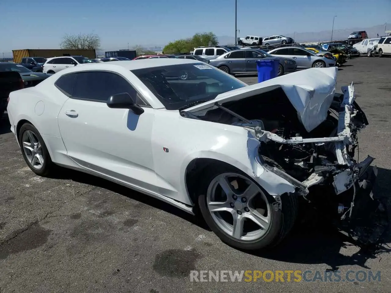 4 Photograph of a damaged car 1G1FB1RX5L0136826 CHEVROLET CAMARO 2020