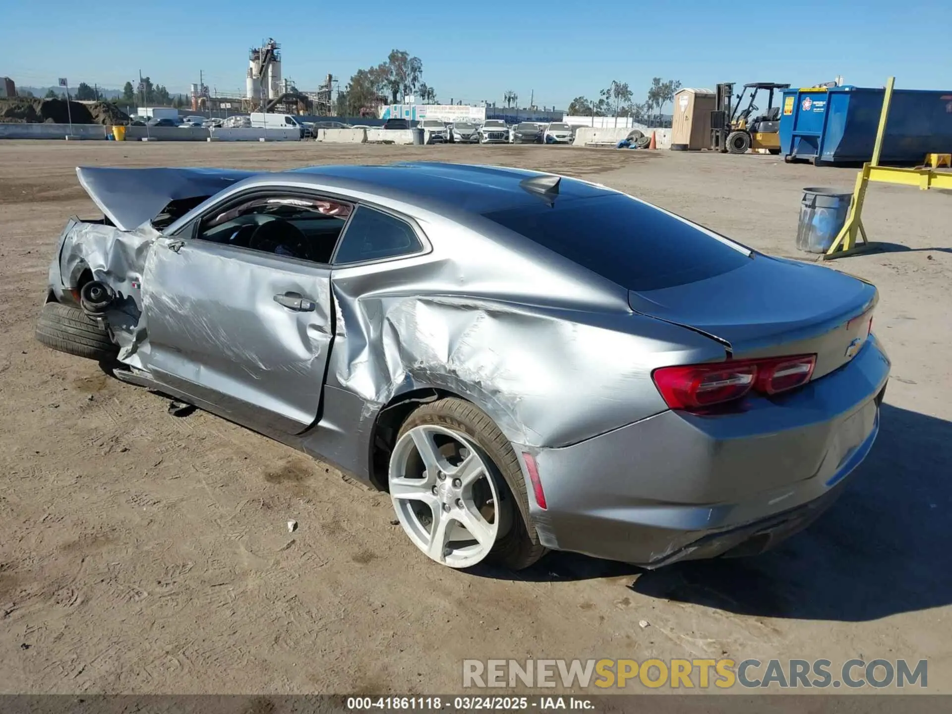 3 Photograph of a damaged car 1G1FB1RX7L0102306 CHEVROLET CAMARO 2020