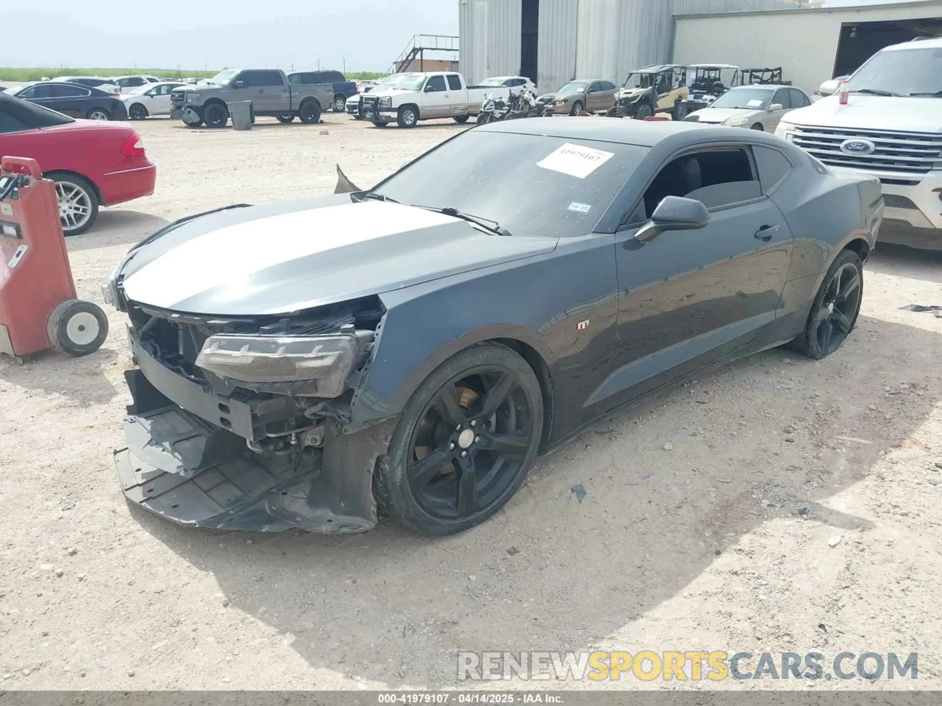 2 Photograph of a damaged car 1G1FB1RX7L0107814 CHEVROLET CAMARO 2020