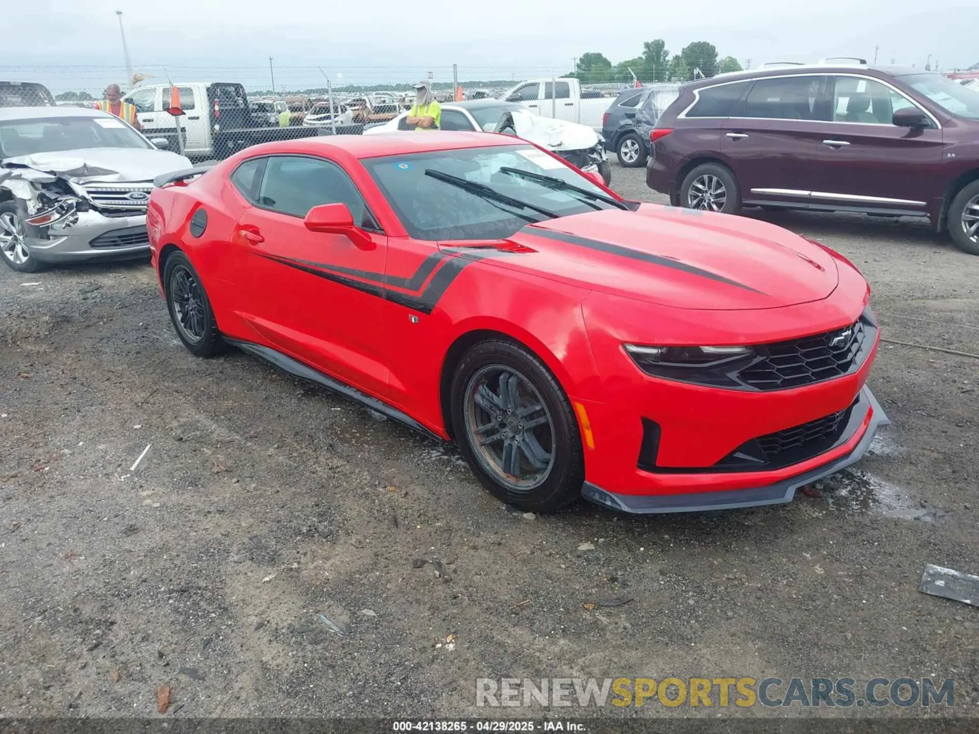 1 Photograph of a damaged car 1G1FB1RX9L0106552 CHEVROLET CAMARO 2020