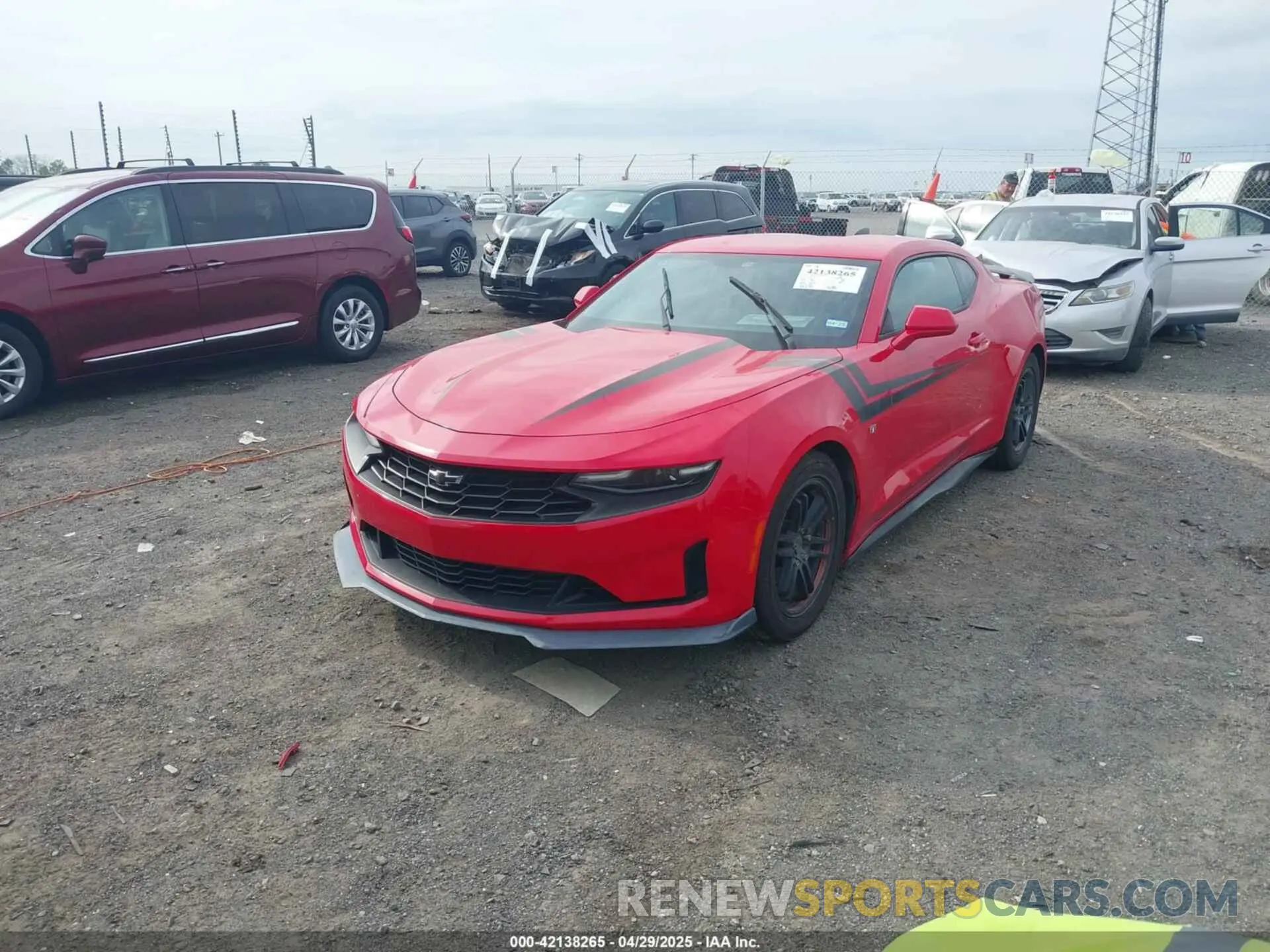 6 Photograph of a damaged car 1G1FB1RX9L0106552 CHEVROLET CAMARO 2020