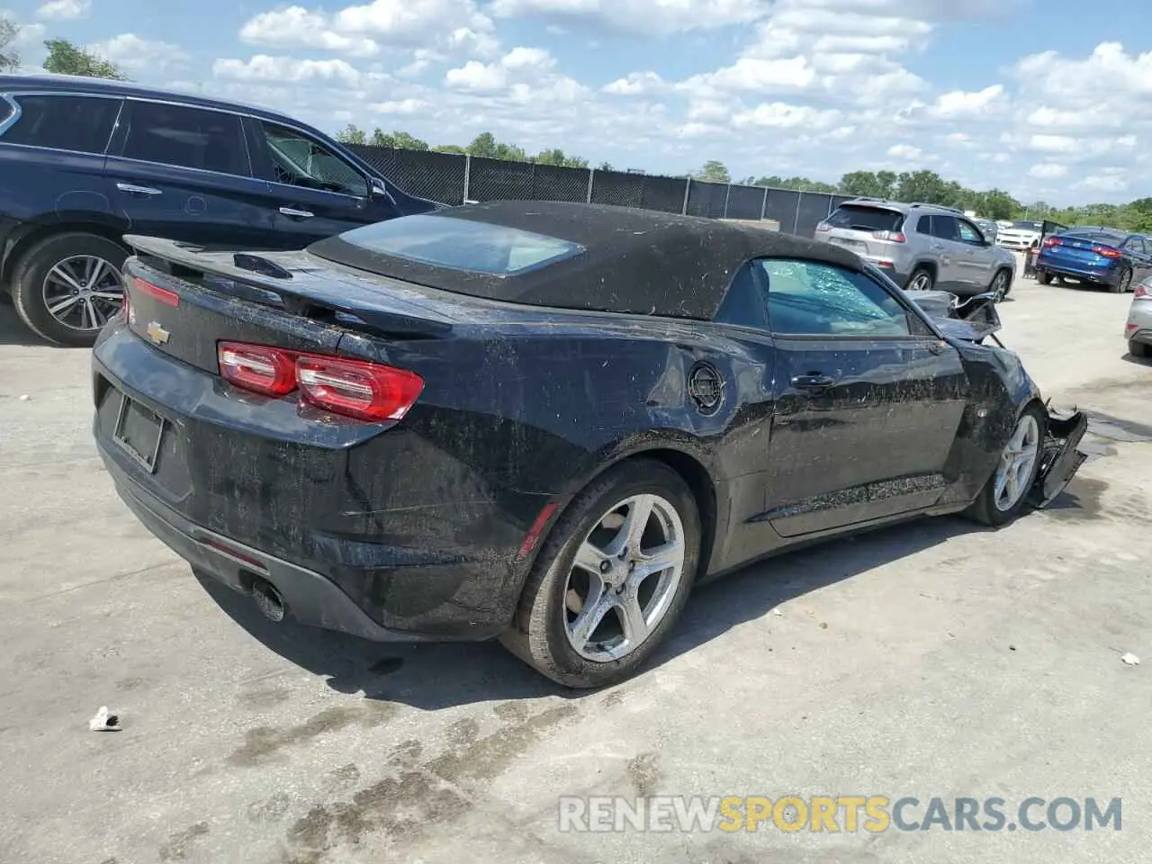 3 Photograph of a damaged car 1G1FB3DS2L0114869 CHEVROLET CAMARO 2020