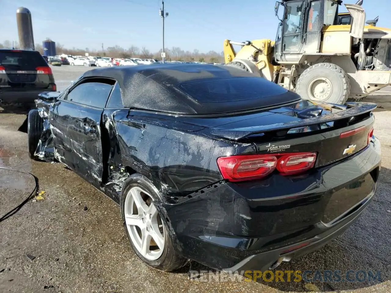 2 Photograph of a damaged car 1G1FB3DS3L0105484 CHEVROLET CAMARO 2020