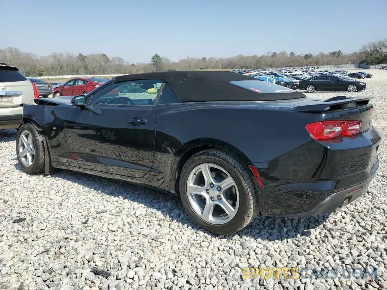 2 Photograph of a damaged car 1G1FB3DS3L0113603 CHEVROLET CAMARO 2020