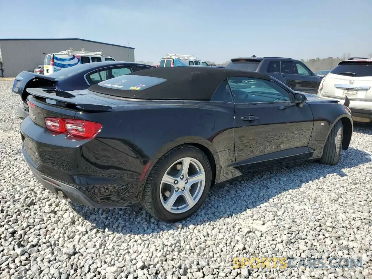 3 Photograph of a damaged car 1G1FB3DS3L0113603 CHEVROLET CAMARO 2020