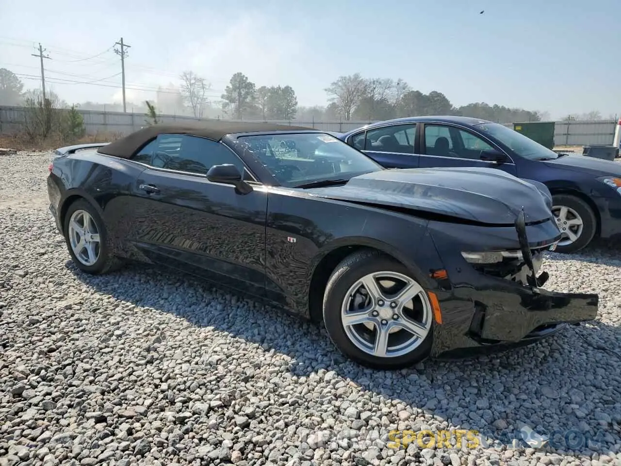 4 Photograph of a damaged car 1G1FB3DS3L0113603 CHEVROLET CAMARO 2020