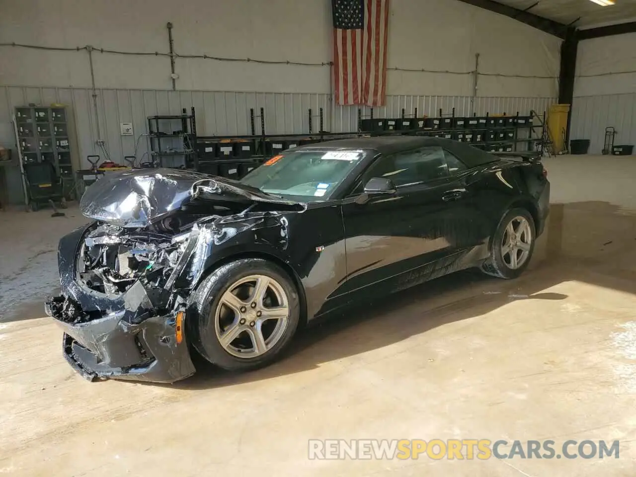 1 Photograph of a damaged car 1G1FB3DS9L0105876 CHEVROLET CAMARO 2020