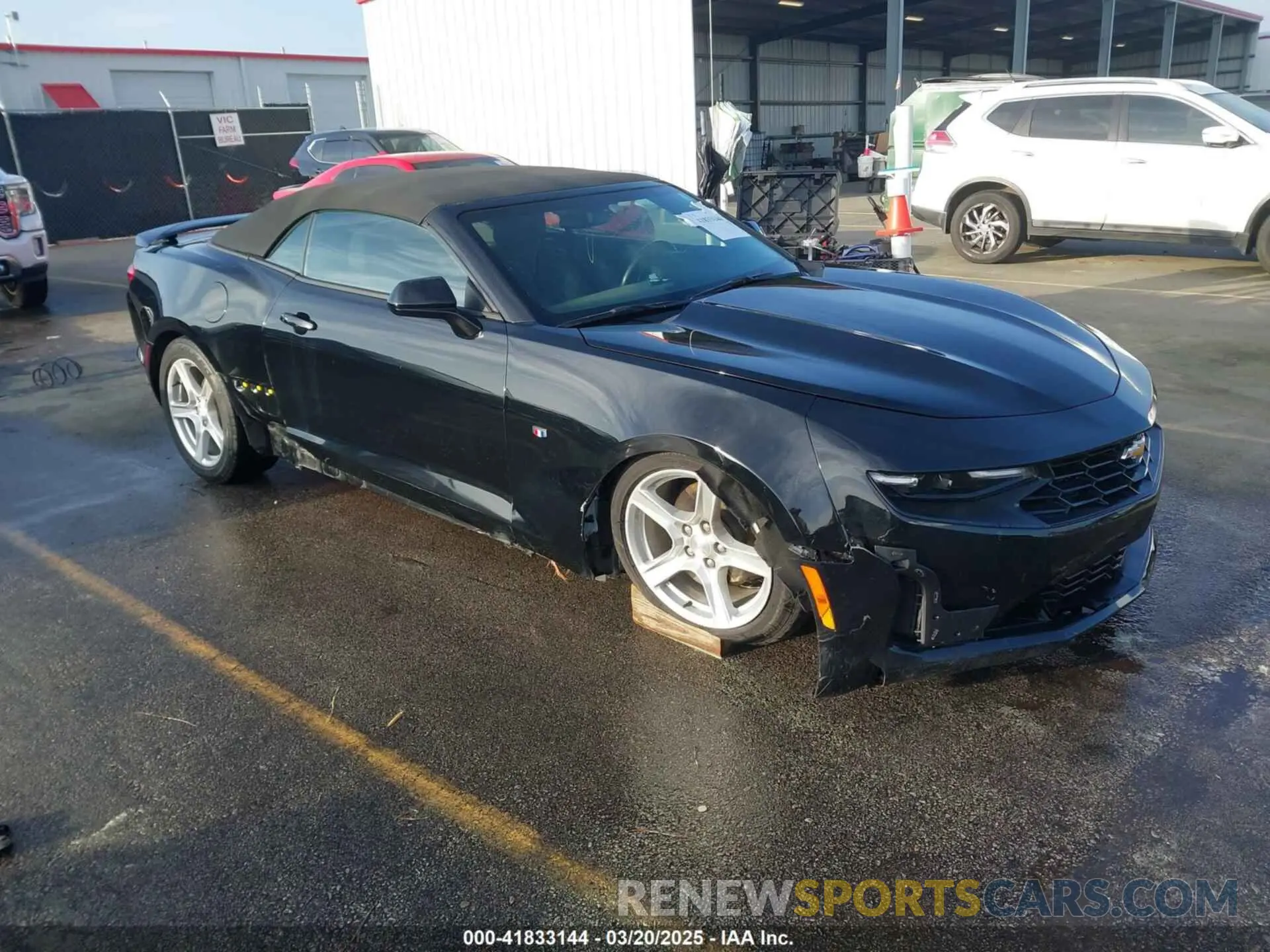 1 Photograph of a damaged car 1G1FB3DX0L0123792 CHEVROLET CAMARO 2020