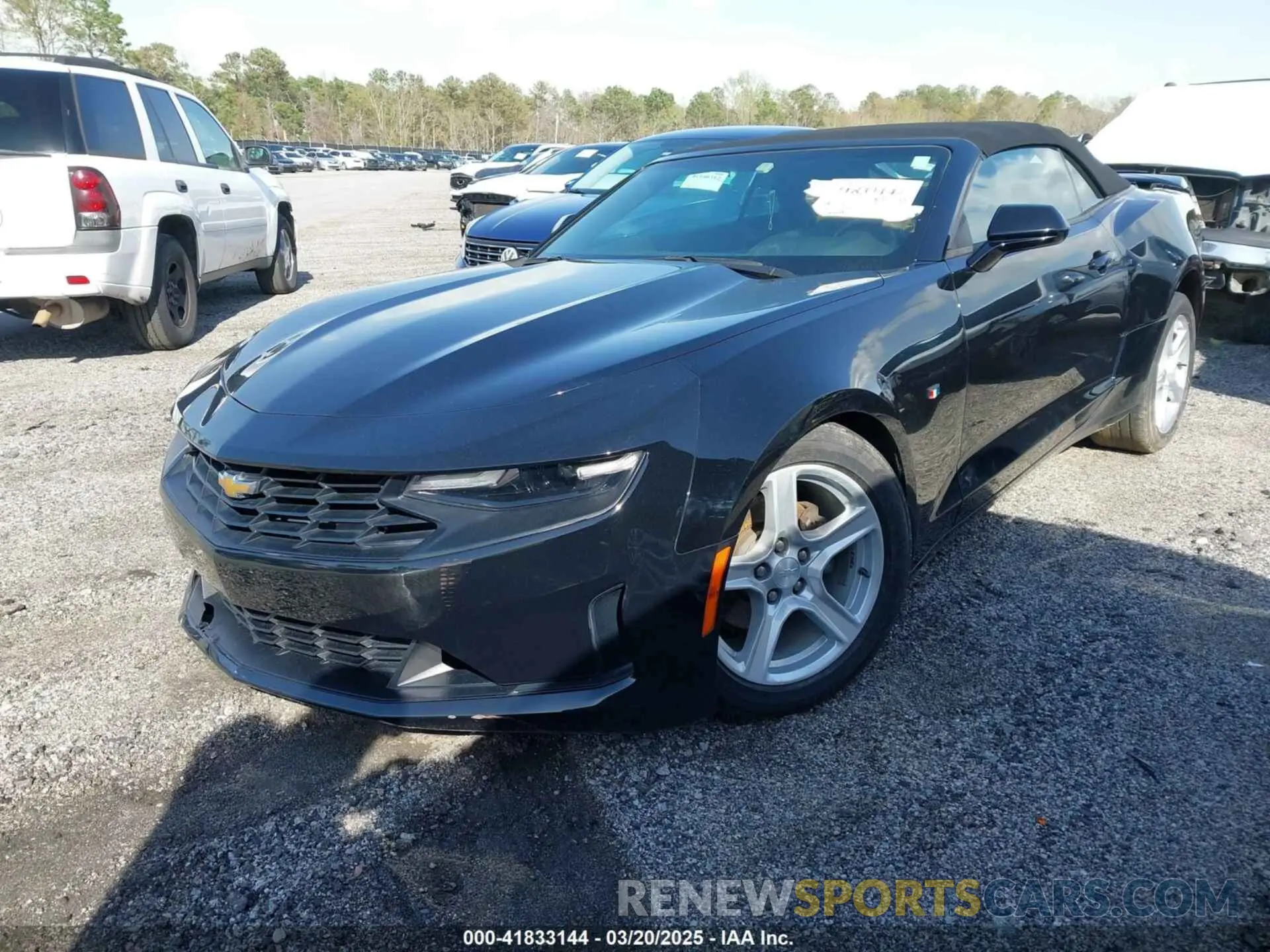 2 Photograph of a damaged car 1G1FB3DX0L0123792 CHEVROLET CAMARO 2020