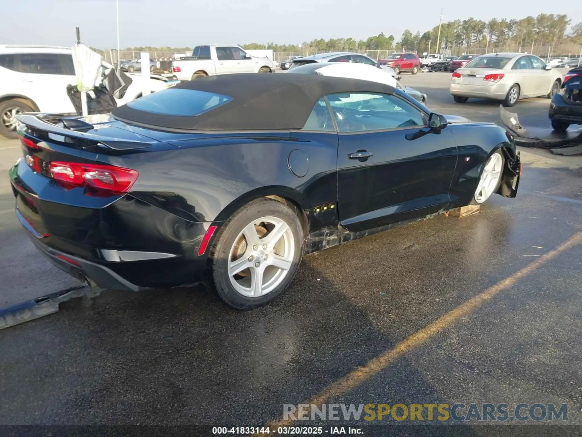 4 Photograph of a damaged car 1G1FB3DX0L0123792 CHEVROLET CAMARO 2020