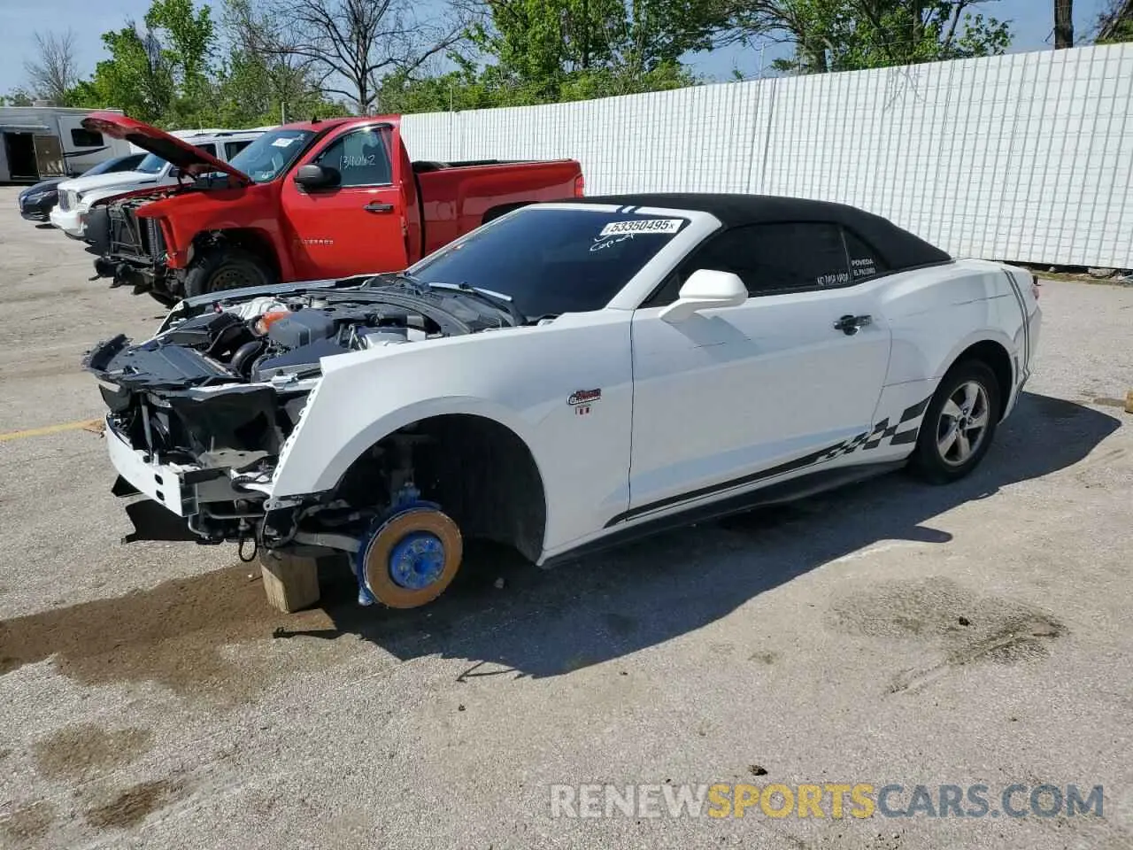 1 Photograph of a damaged car 1G1FB3DX1L0129164 CHEVROLET CAMARO 2020