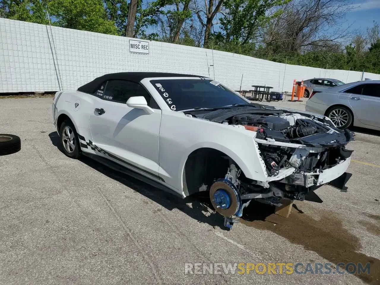 4 Photograph of a damaged car 1G1FB3DX1L0129164 CHEVROLET CAMARO 2020