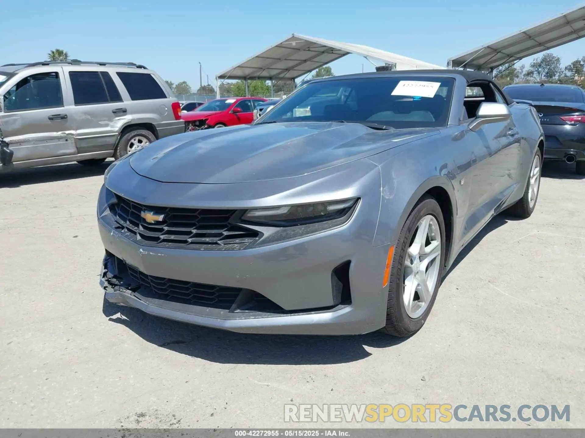2 Photograph of a damaged car 1G1FB3DX4L0100371 CHEVROLET CAMARO 2020