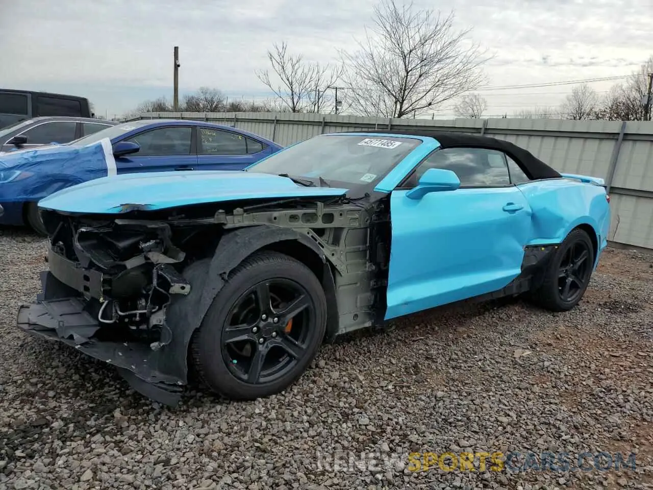 1 Photograph of a damaged car 1G1FB3DX4L0129031 CHEVROLET CAMARO 2020