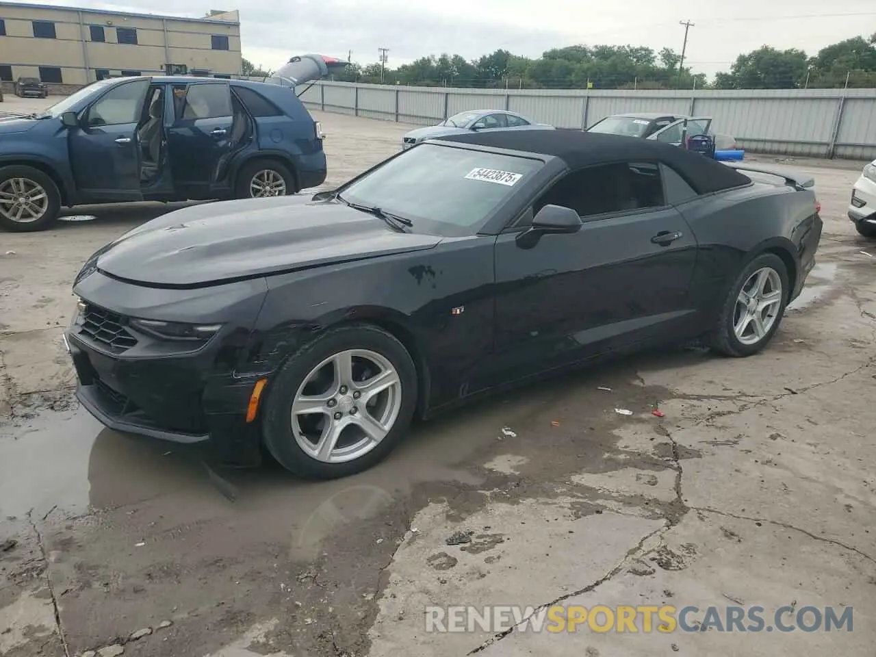 1 Photograph of a damaged car 1G1FB3DX5L0137624 CHEVROLET CAMARO 2020