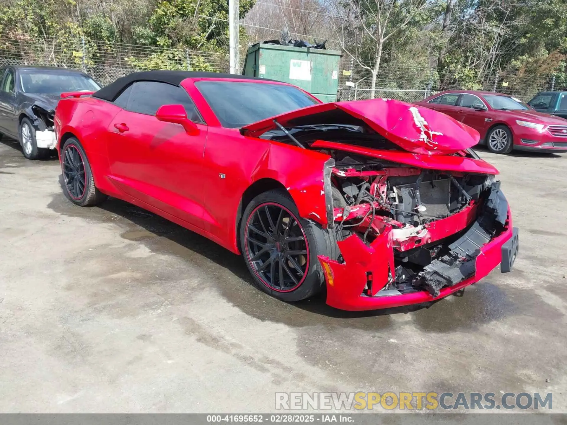 1 Photograph of a damaged car 1G1FB3DX7L0102518 CHEVROLET CAMARO 2020