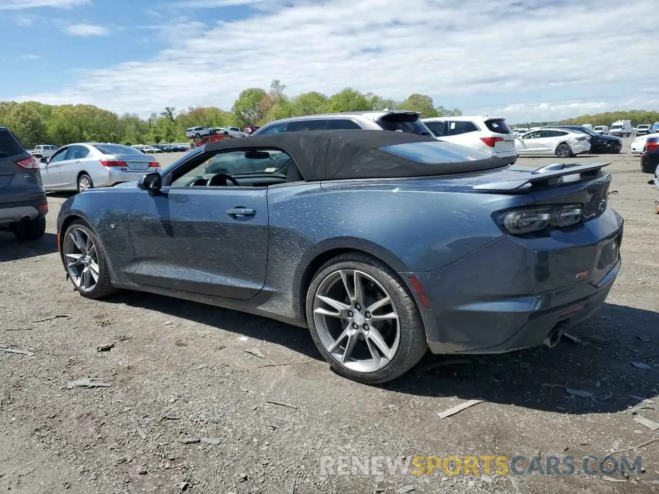 2 Photograph of a damaged car 1G1FB3DX7L0148236 CHEVROLET CAMARO 2020