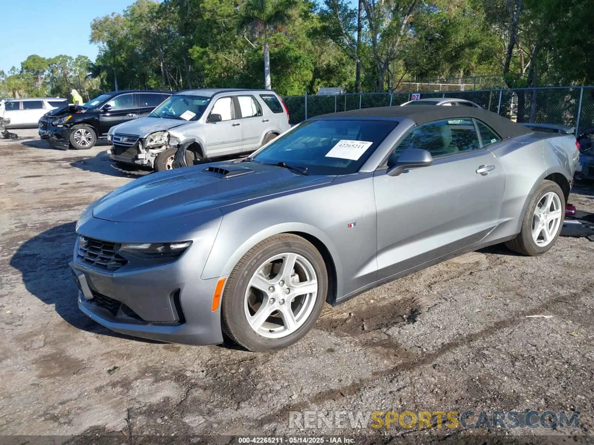 2 Photograph of a damaged car 1G1FB3DXXL0105753 CHEVROLET CAMARO 2020