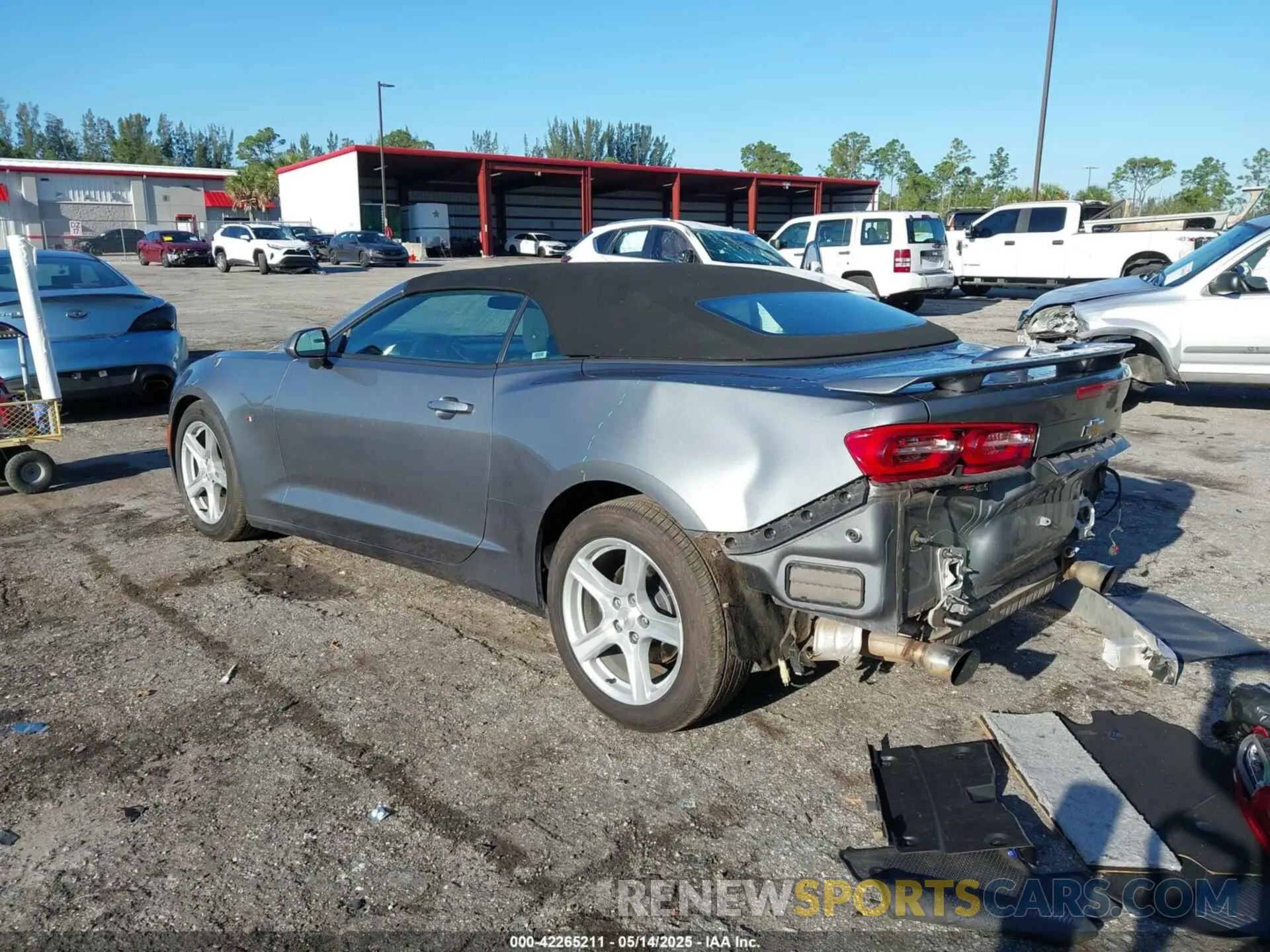 3 Photograph of a damaged car 1G1FB3DXXL0105753 CHEVROLET CAMARO 2020