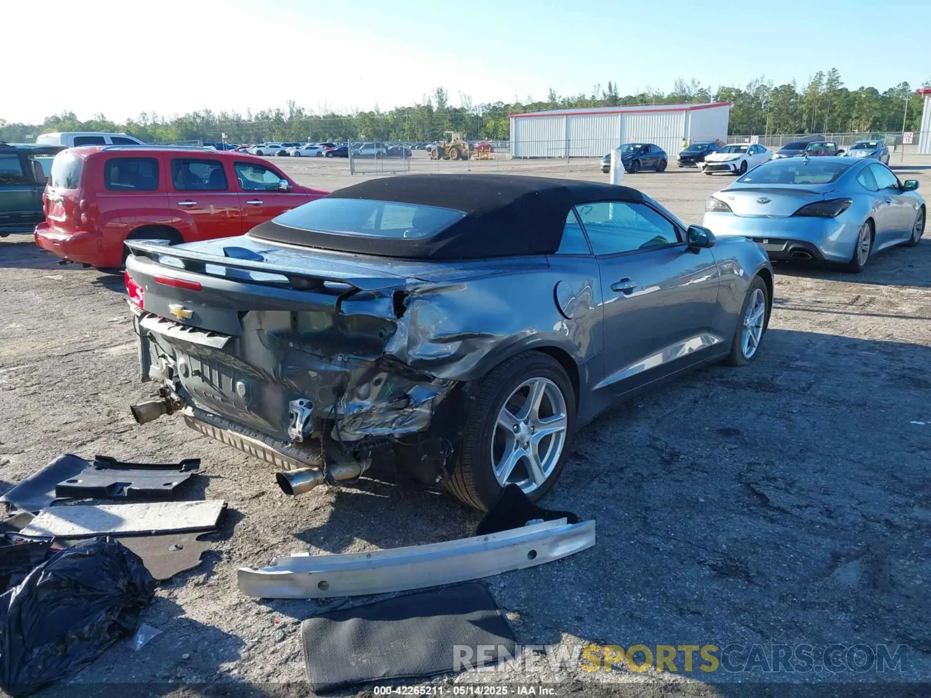 4 Photograph of a damaged car 1G1FB3DXXL0105753 CHEVROLET CAMARO 2020