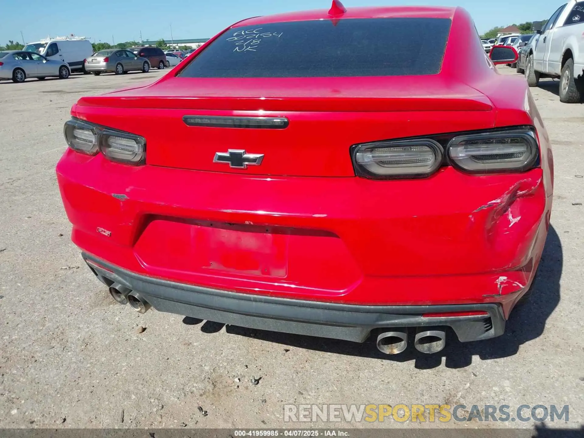 16 Photograph of a damaged car 1G1FD1RS6L0115305 CHEVROLET CAMARO 2020