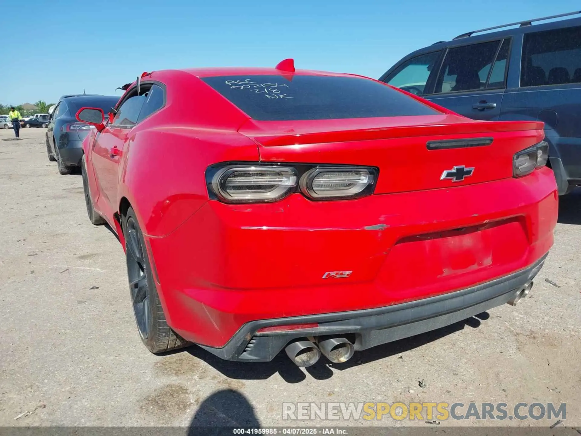 3 Photograph of a damaged car 1G1FD1RS6L0115305 CHEVROLET CAMARO 2020