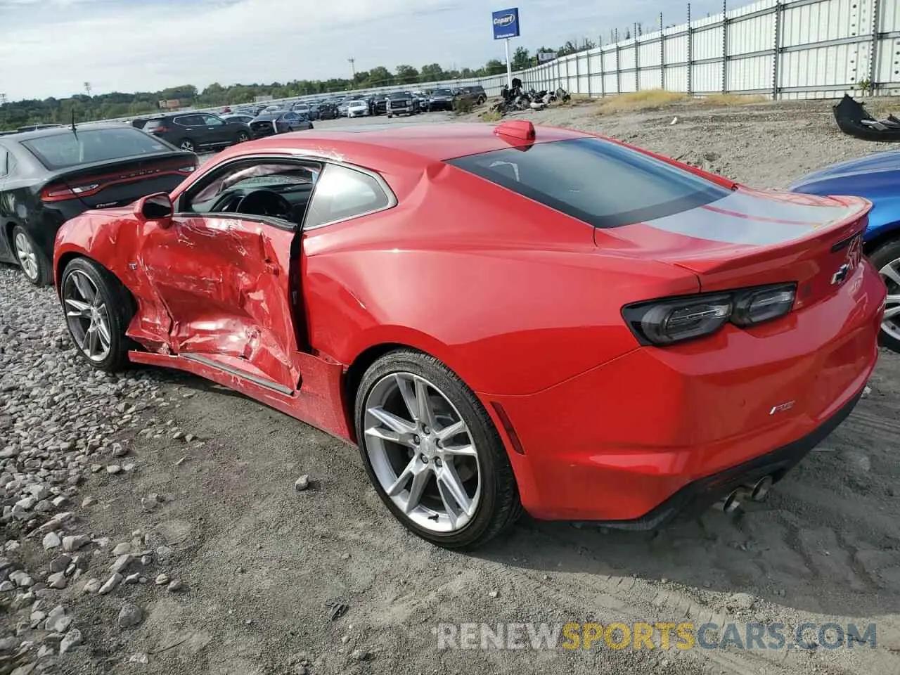 2 Photograph of a damaged car 1G1FD1RSXL0110690 CHEVROLET CAMARO 2020