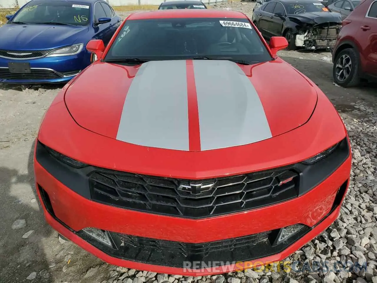 5 Photograph of a damaged car 1G1FD1RSXL0110690 CHEVROLET CAMARO 2020