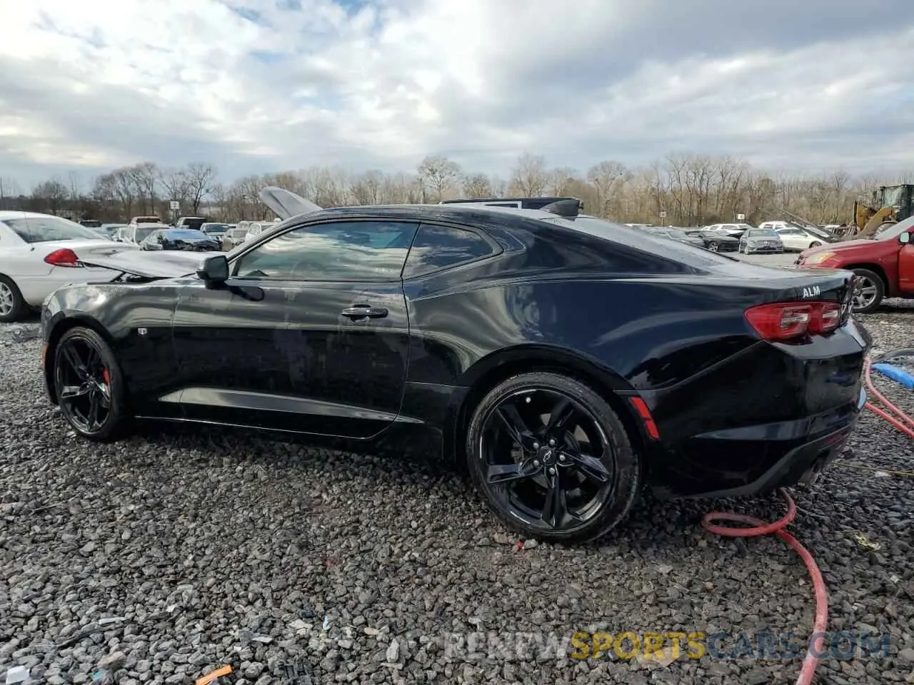 2 Photograph of a damaged car 1G1FD1RXXL0114900 CHEVROLET CAMARO 2020