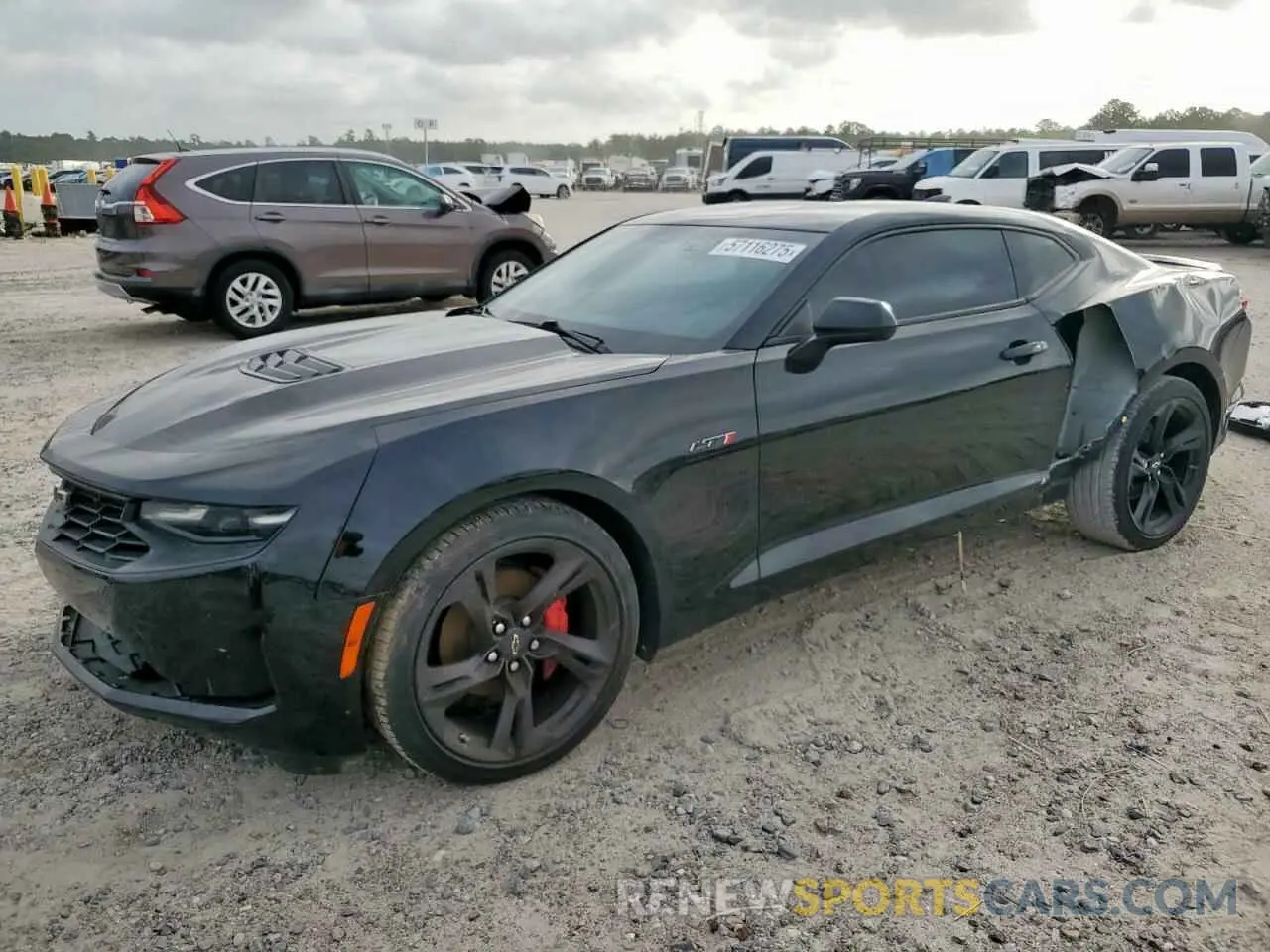 1 Photograph of a damaged car 1G1FE1R74L0139580 CHEVROLET CAMARO 2020
