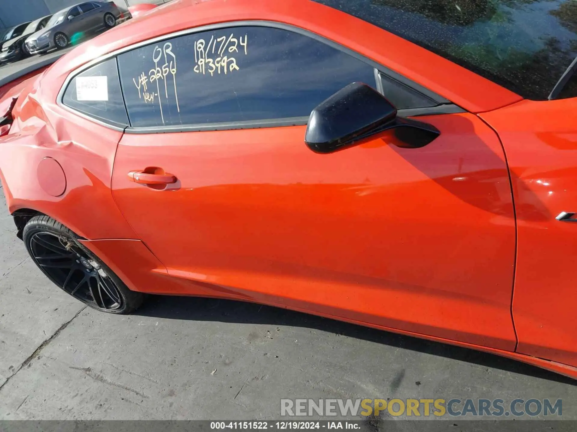 13 Photograph of a damaged car 1G1FE1R79L0122256 CHEVROLET CAMARO 2020