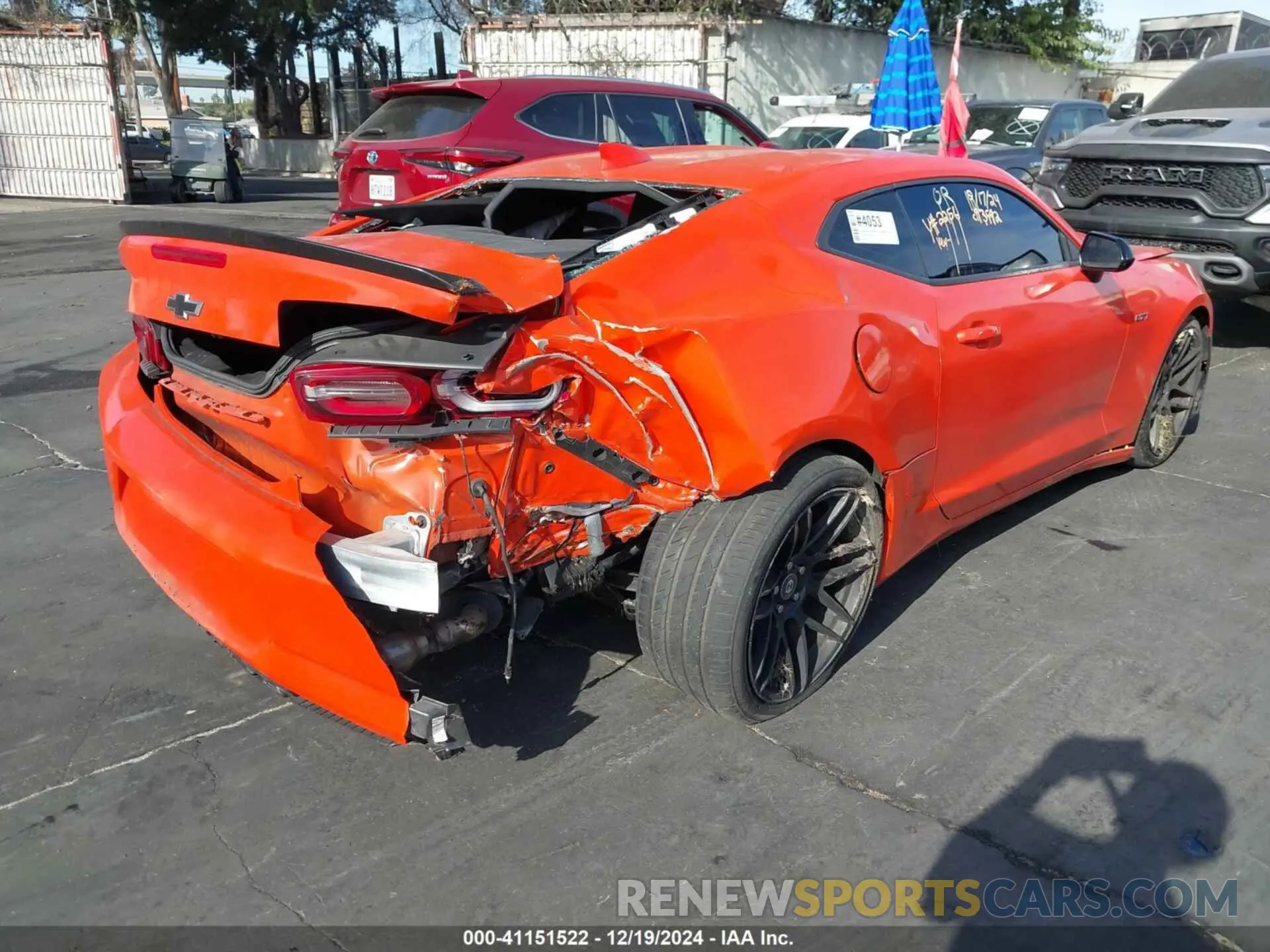 4 Photograph of a damaged car 1G1FE1R79L0122256 CHEVROLET CAMARO 2020