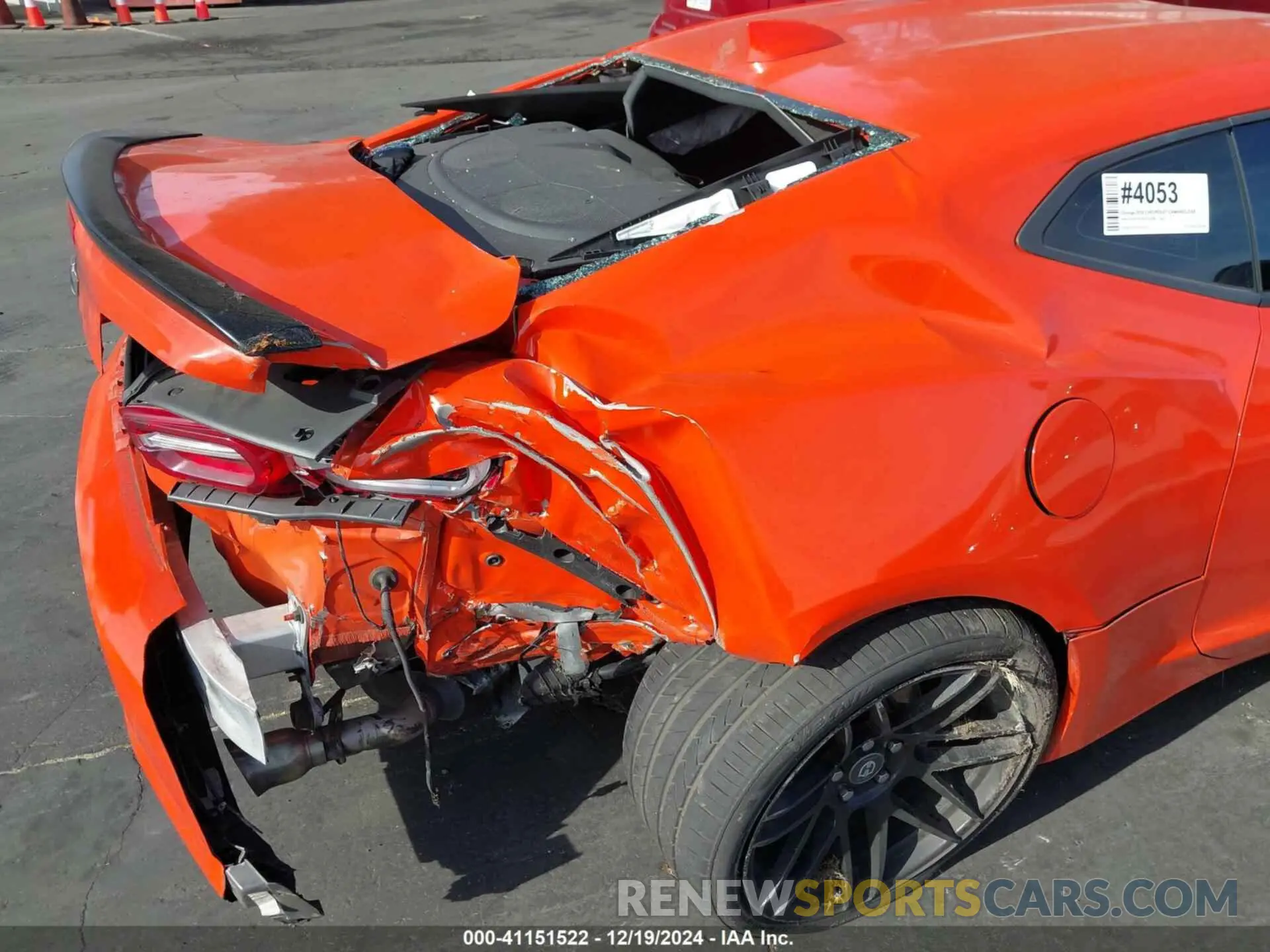 6 Photograph of a damaged car 1G1FE1R79L0122256 CHEVROLET CAMARO 2020