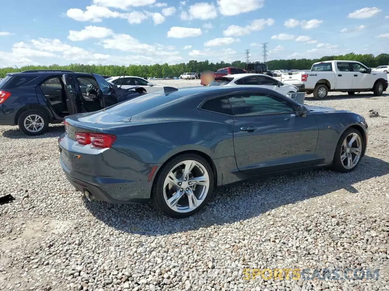 3 Photograph of a damaged car 1G1FE1R7XL0110066 CHEVROLET CAMARO 2020