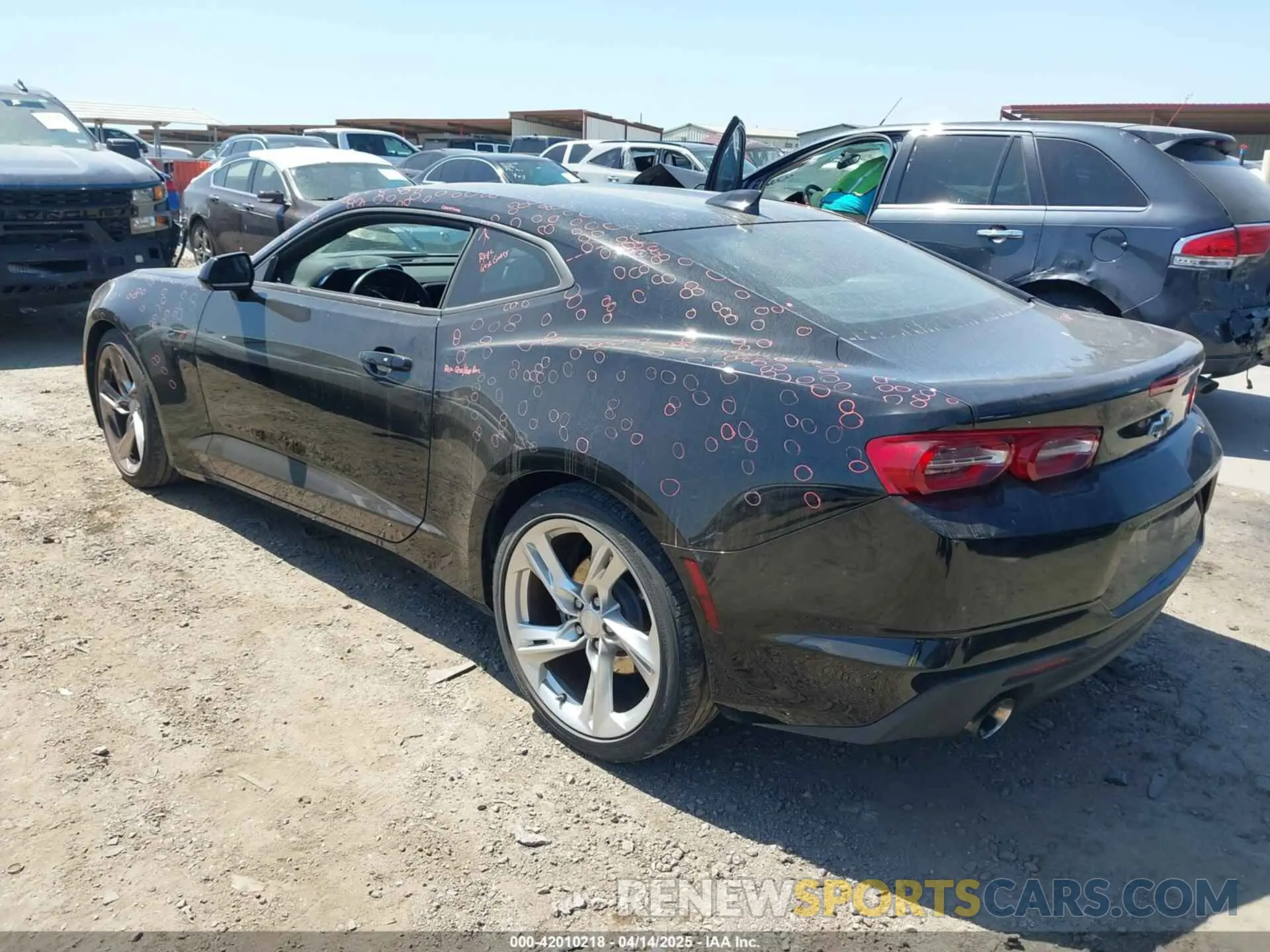3 Photograph of a damaged car 1G1FF1R71L0125164 CHEVROLET CAMARO 2020