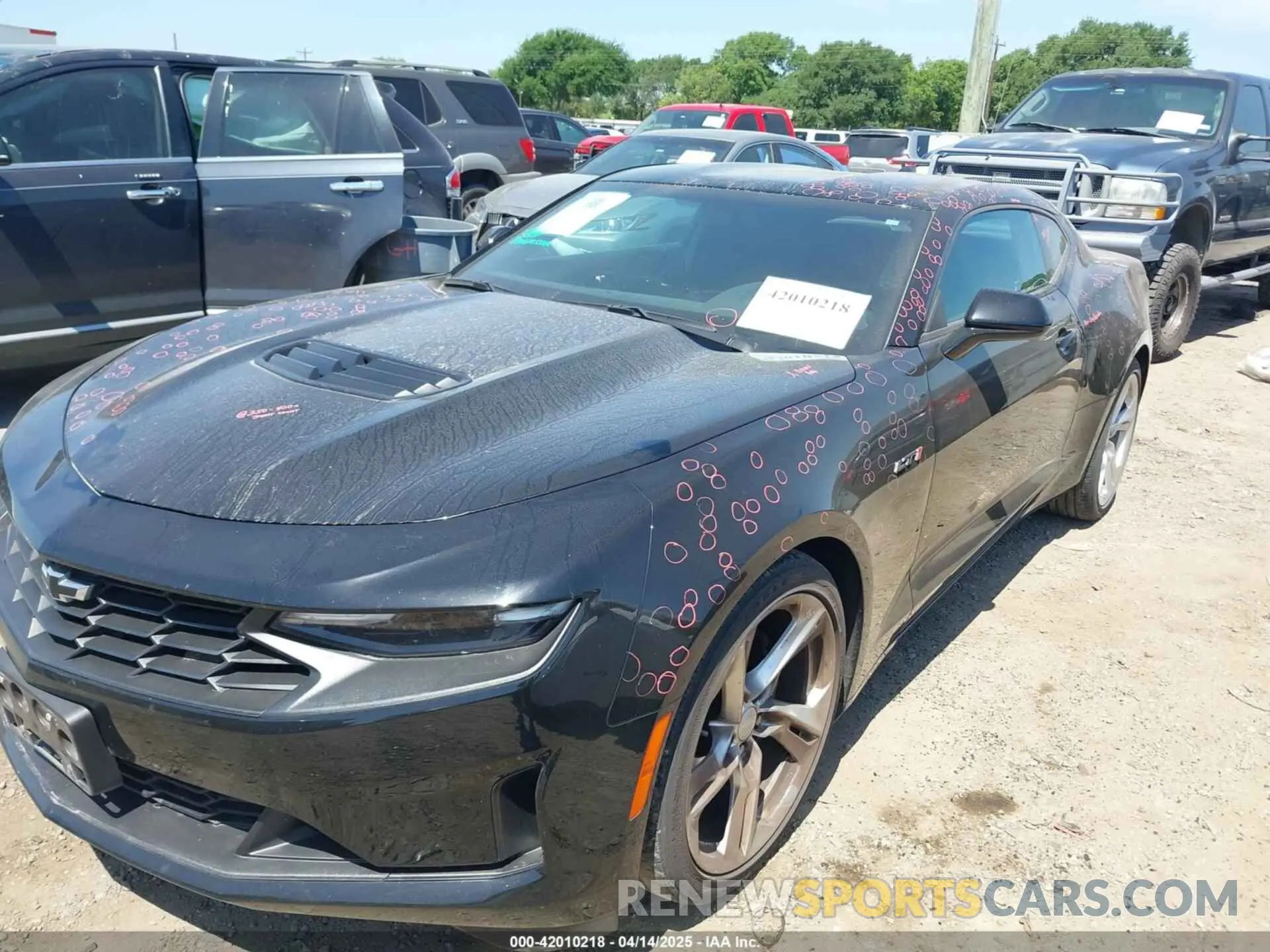 6 Photograph of a damaged car 1G1FF1R71L0125164 CHEVROLET CAMARO 2020