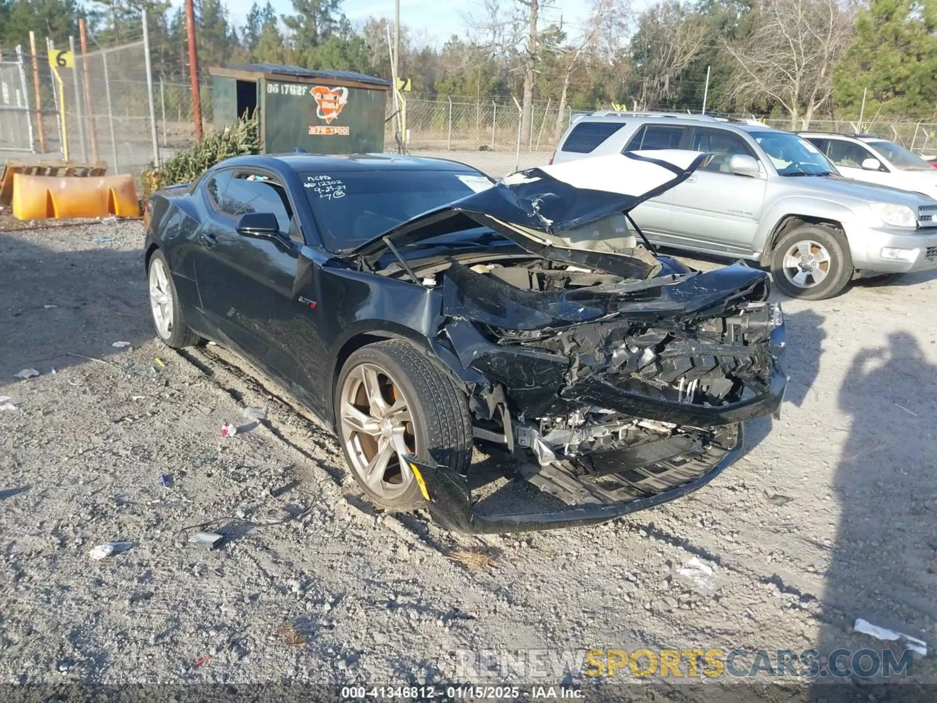 1 Photograph of a damaged car 1G1FF1R72L0125481 CHEVROLET CAMARO 2020