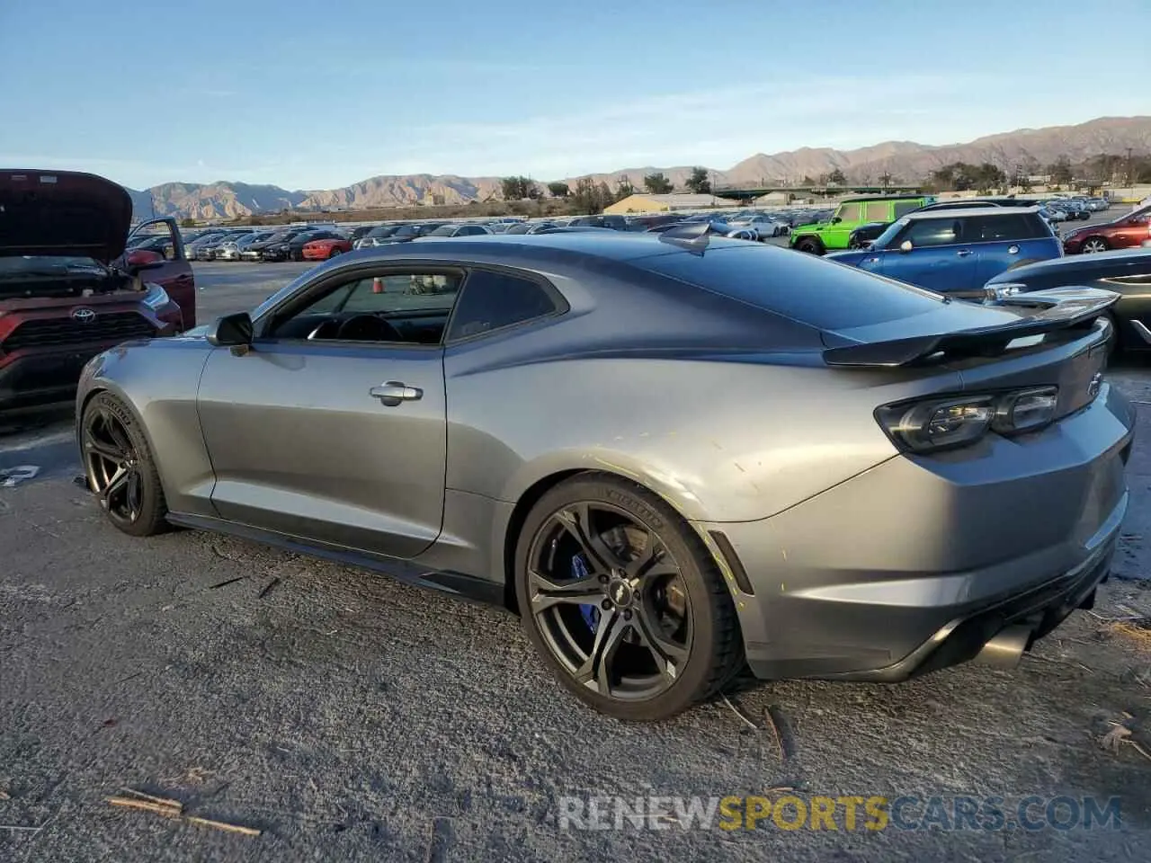 2 Photograph of a damaged car 1G1FF1R73L0149403 CHEVROLET CAMARO 2020