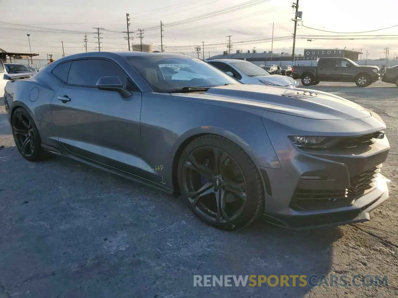 4 Photograph of a damaged car 1G1FF1R73L0149403 CHEVROLET CAMARO 2020